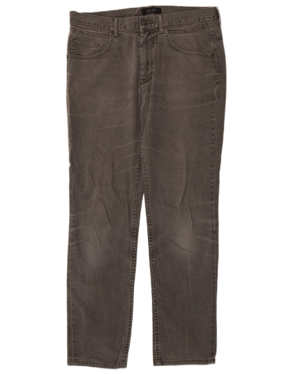 Zara Ανδρικό τζιν ίσιο EU 42 Large W32 L31 Γκρι βαμβακερό