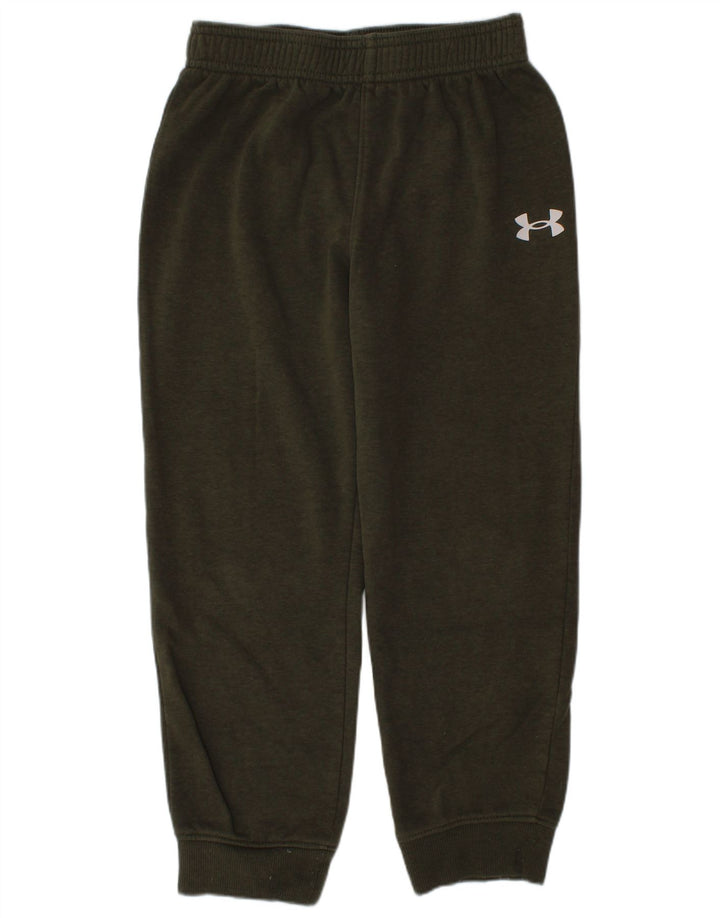 Under Armour Boys Tracksuit Trousers Joggers 6-7 Years Khaki