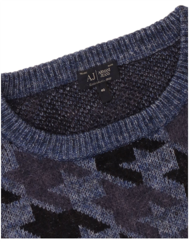 Armani Jeans Γυναικείο πουλόβερ με λαιμόκαυστο EU 40 Medium Navy Blue