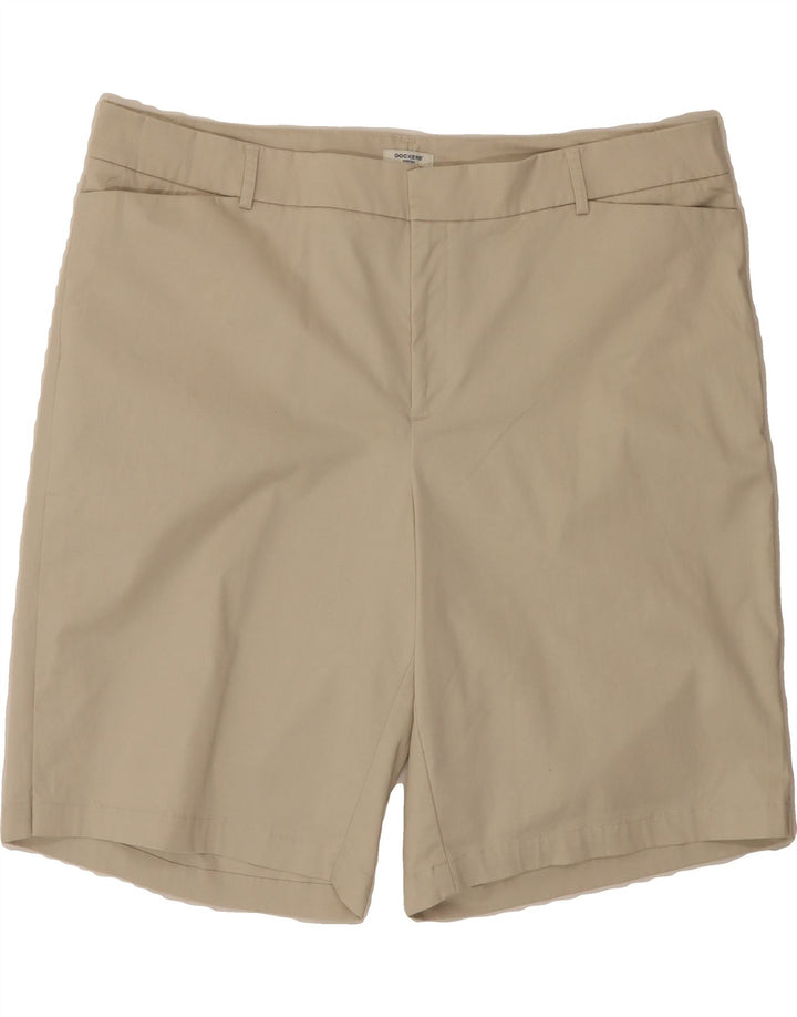 DOCKERS Womens Casual Shorts W42 3XL Beige Vintage Dockers and Second-Hand Dockers from Messina Hembry 