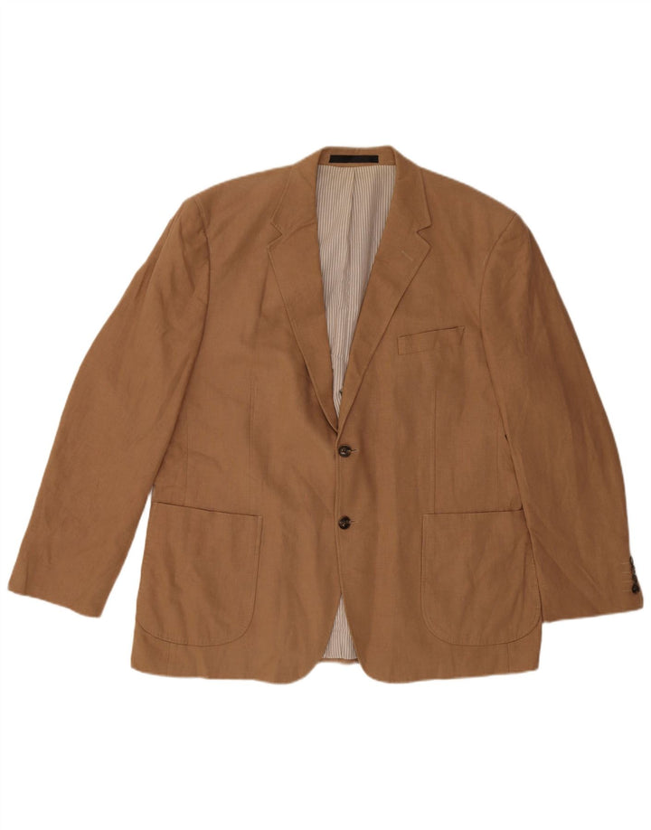 Marks & Spencer Ανδρικό σακάκι με 2 κουμπιά σακάκι UK 38 Medium Beige Λευκό