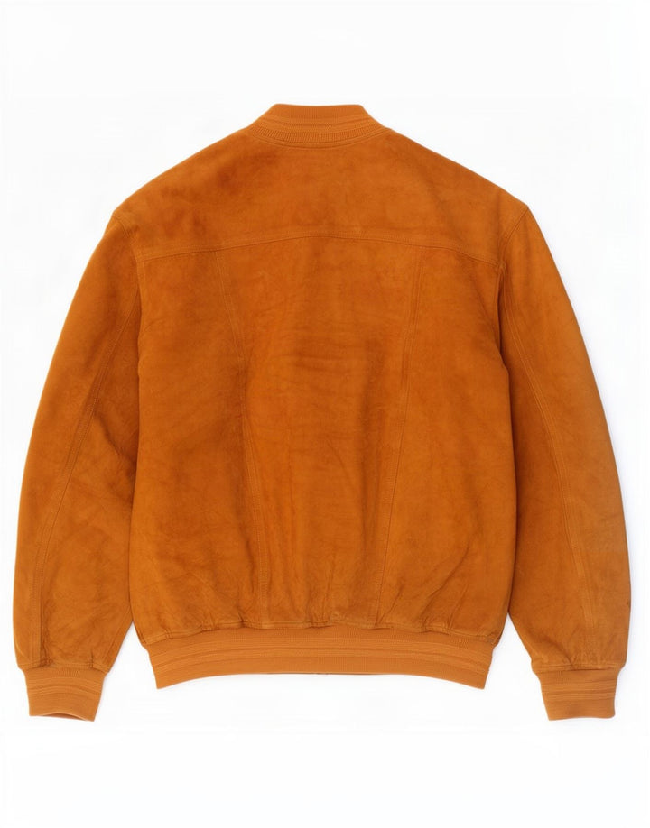Vintage Ανδρικό Suede Jacket IT 54 2XL Καφέ Δερμάτινο