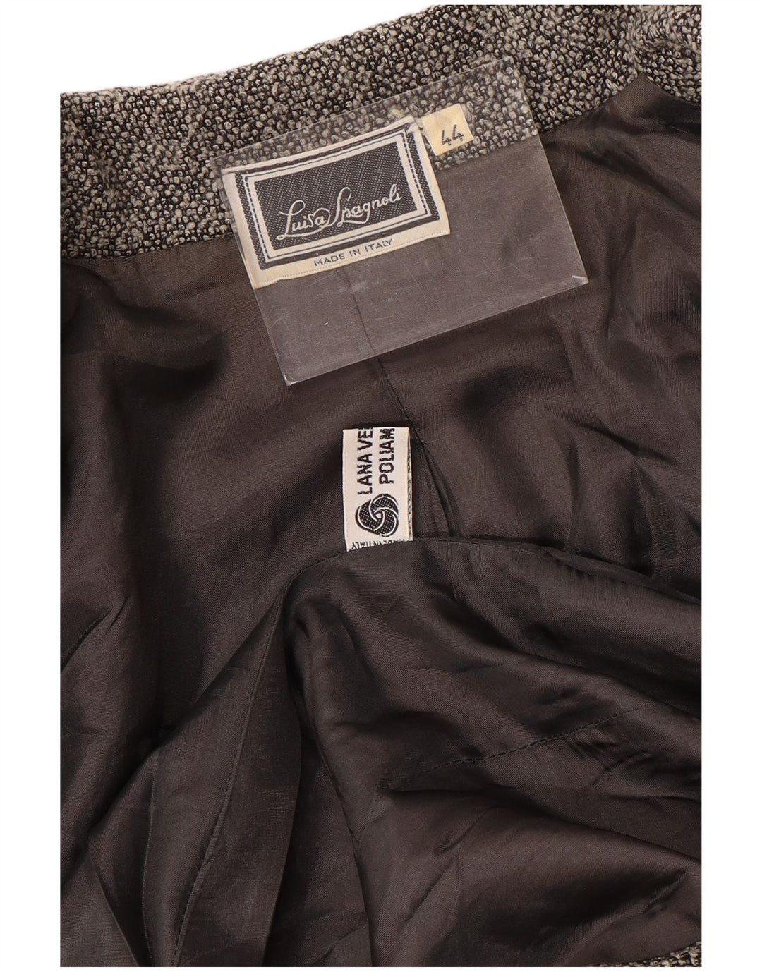 LUISA SPAGNOLI Γυναικείο σακάκι 1 κουμπιού σακάκι IT 44 μεσαίο γκρι μαλλί