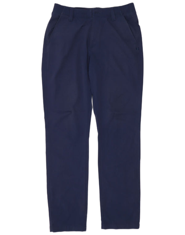 Under Armour Mens Slim Chino Trousers W32 L32 Navy Blue