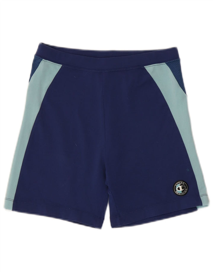 CHAMPION Αθλητικό σορτς για αγόρια 11-12 ετών Μεγάλο Navy Blue Colorblock Nylon