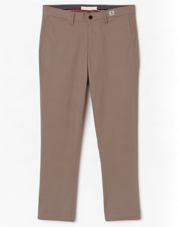 Tommy Hilfiger Mens Straight Chino Trousers W34 L31 Grey Cotton