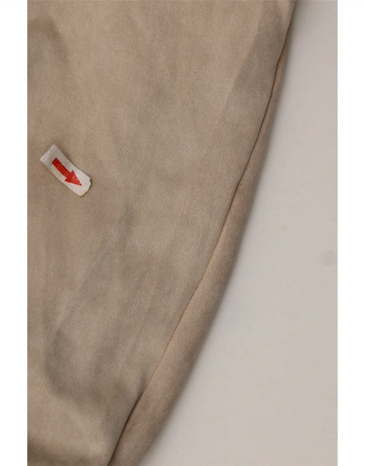Zara Γυναικείο Oversized Bomber Jacket UK 14 Medium Beige Polyester