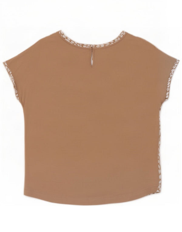 Marks & Spencer Γυναικείο T-Shirt Top UK 8 Small Beige print Animal