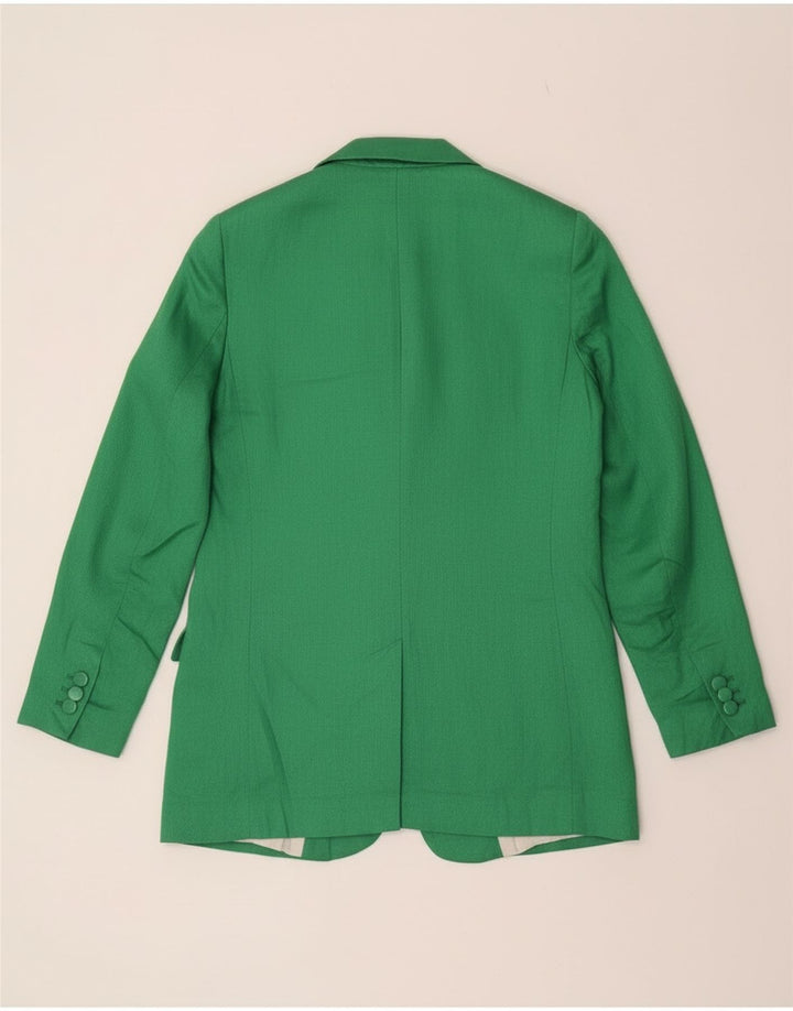 Zara Γυναικείο Open Blazer Jacket UK 10 Small Green