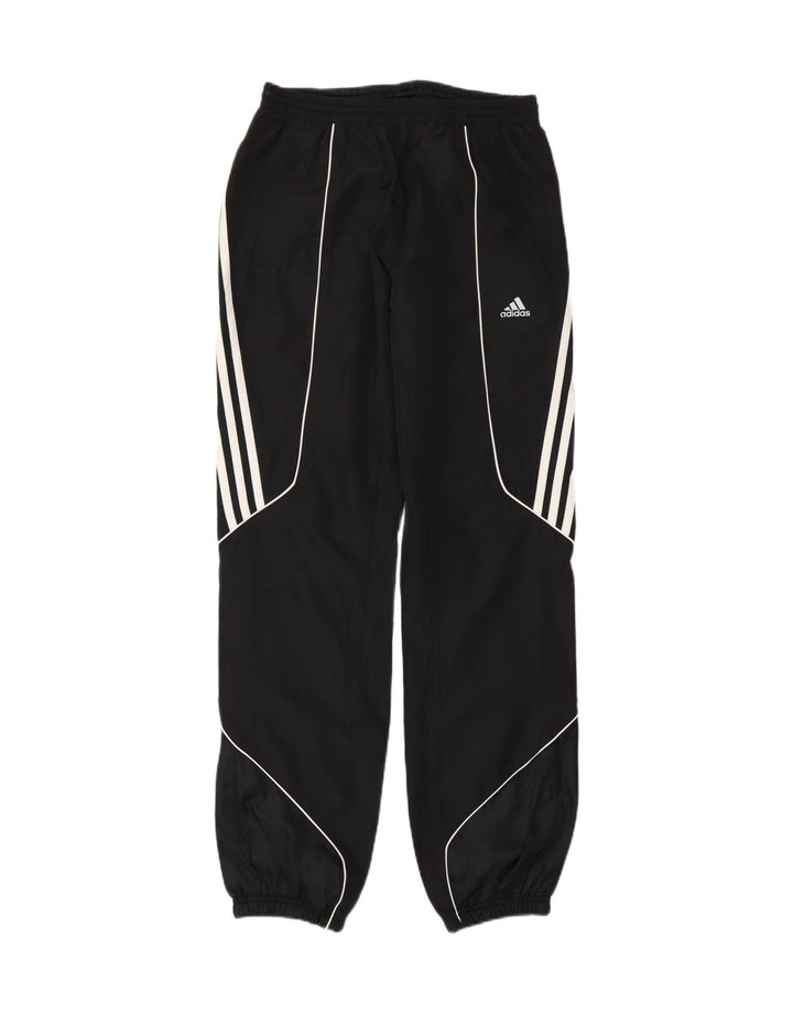 ADIDAS Boys Climalite Tracksuit Trousers Joggers 13-14 Years Black