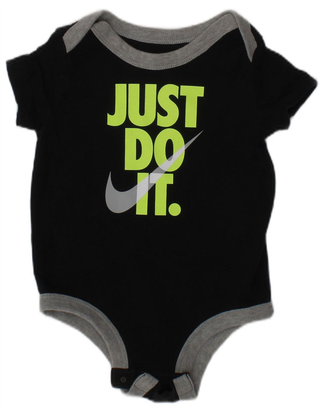 NIKE Baby Boys Graphic Playsuit 3-6 Months Black Cotton