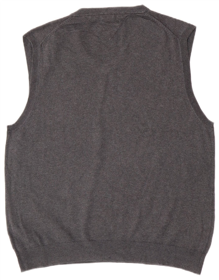 Tommy Hilfiger ανδρικό γιλέκο Tank Top Μεγάλο γκρι βαμβακερό