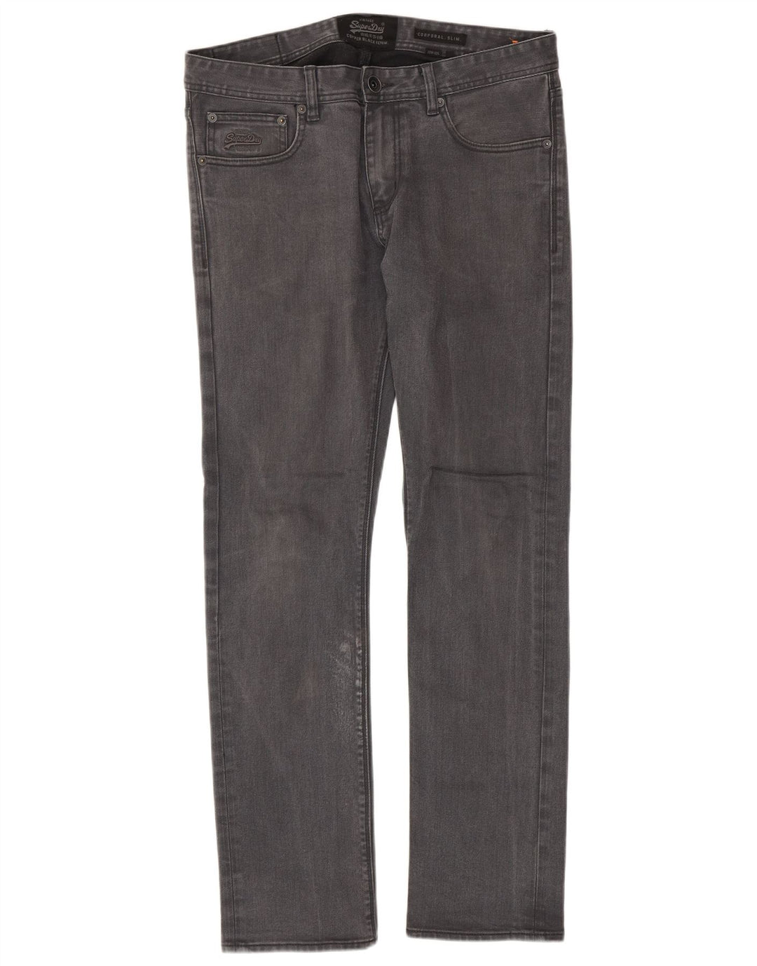 Superdry Ανδρικό τζιν Corporal Slim W33 L32 Γκρι βαμβακερό