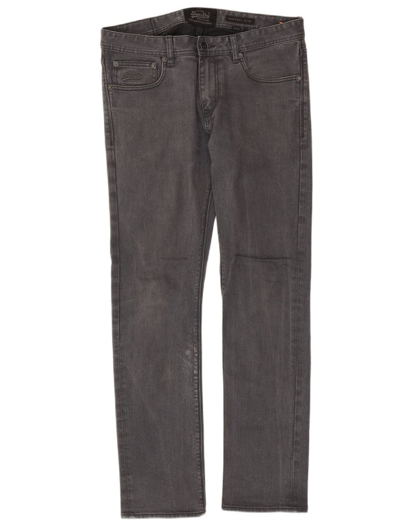 Superdry Ανδρικό τζιν Corporal Slim W33 L32 Γκρι βαμβακερό