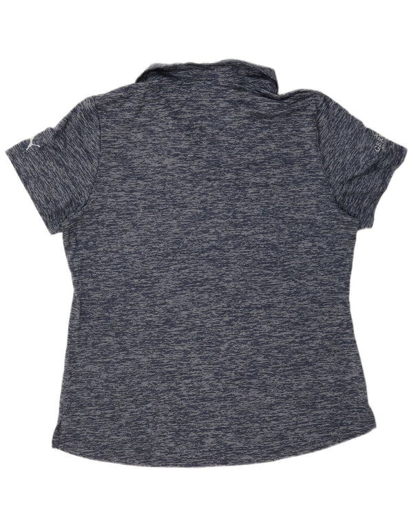 Puma γυναικείο μπλουζάκι πόλο UK 18 XL Navy Blue Flecked