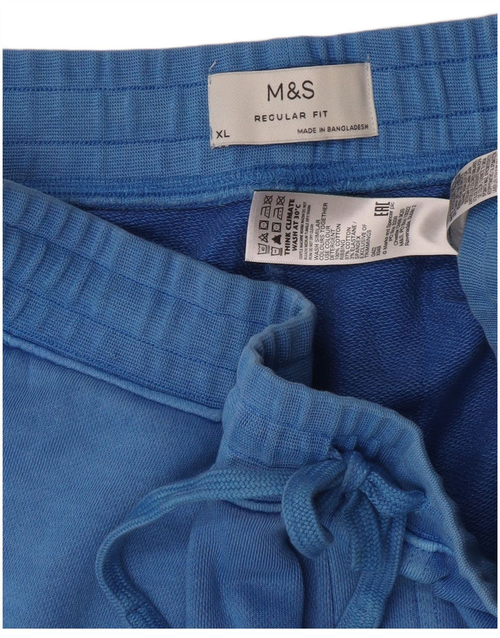 Ανδρικό αθλητικό σορτς Marks & Spencer Regular Fit XL Μπλε βαμβακερό