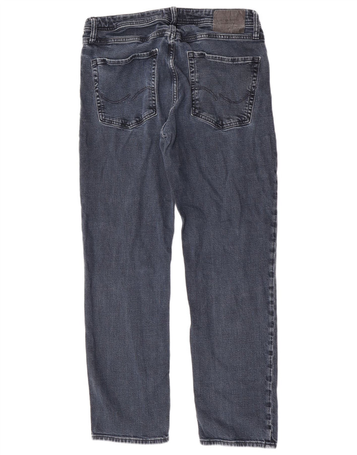Jack & Jones Ανδρικό τζιν Clark Regular Straight W34 L29 Μπλε βαμβακερό