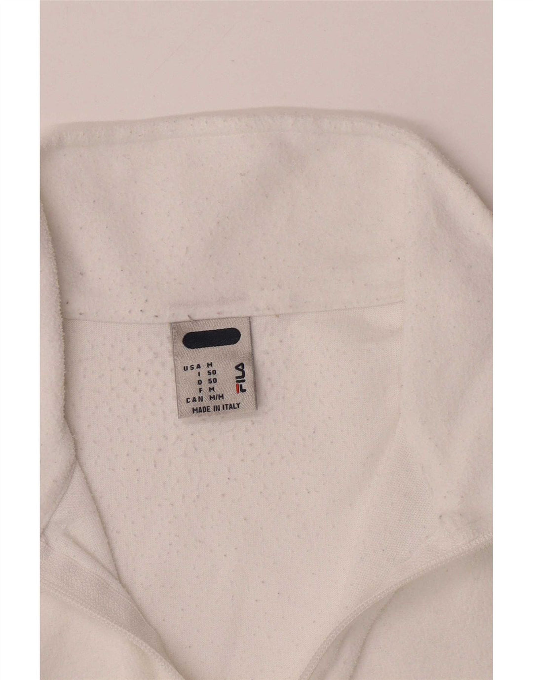 Fila Ανδρικό φερμουάρ Fleece Jumper IT 50 Medium White