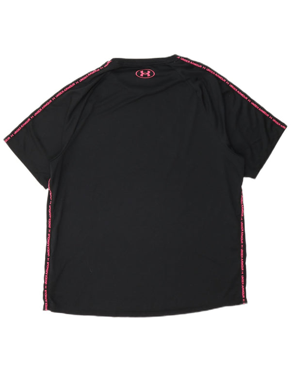 Under Armour Ανδρικό γραφικό T-Shirt Top Large Μαύρο Πολυεστέρας
