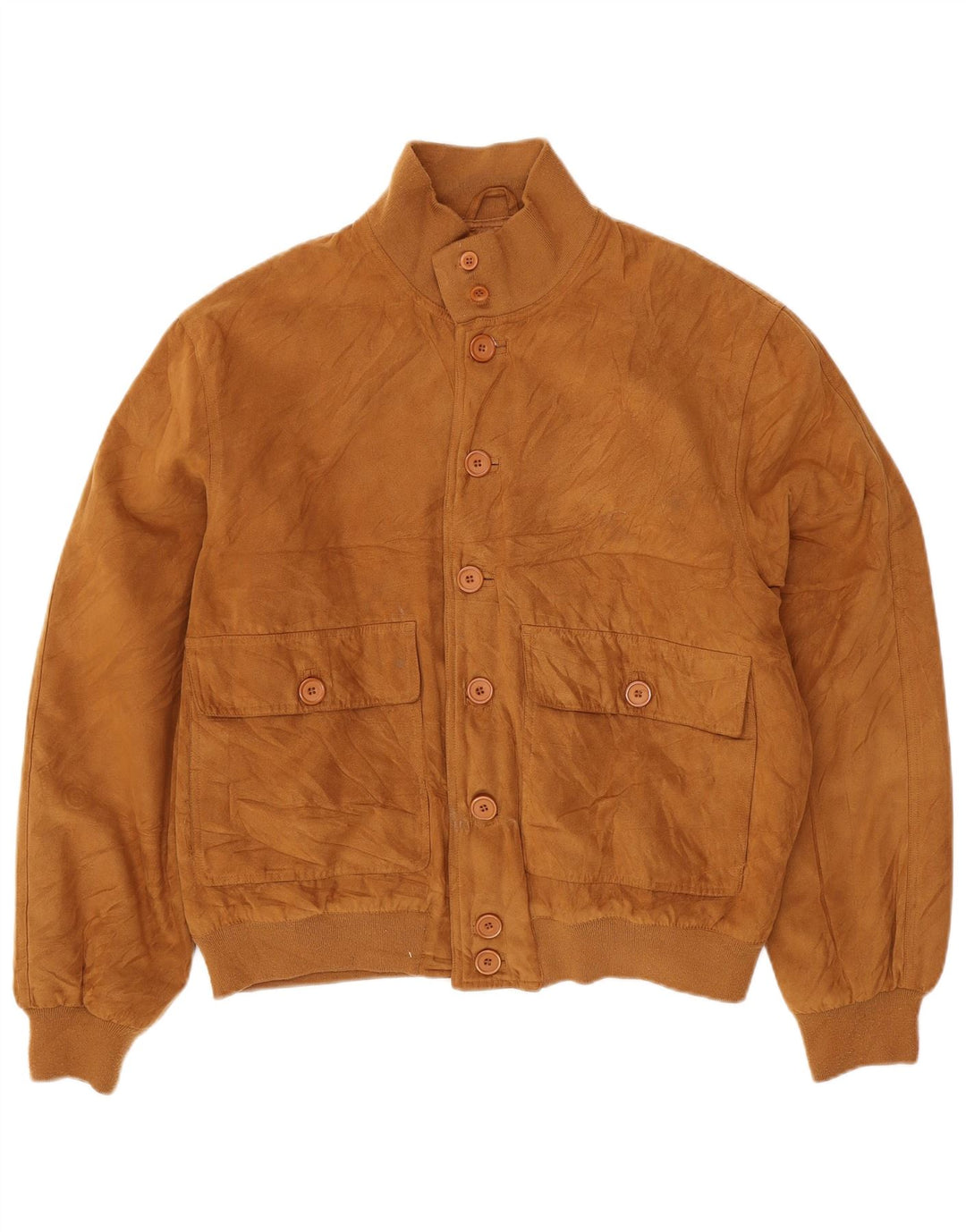 BRUGI Ανδρικό Bomber Jacket UK 42 XL καφέ πολυεστέρας