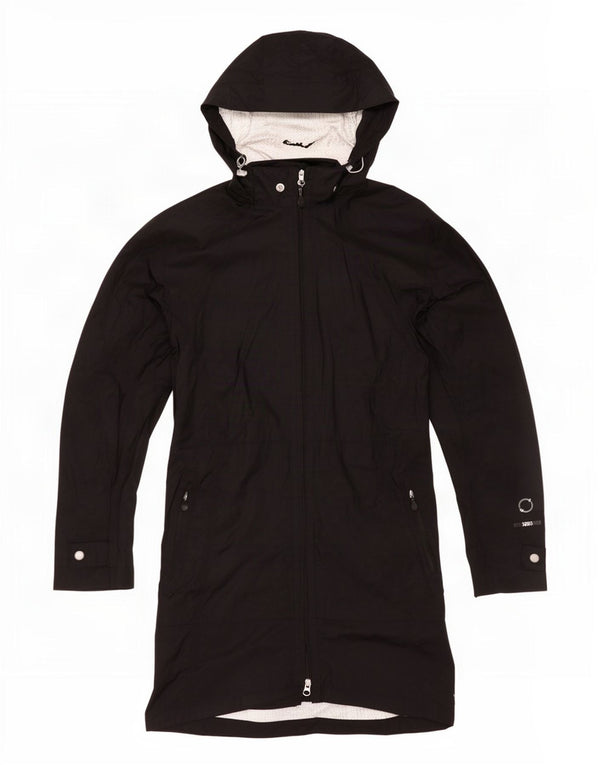 Γυναικείο αδιάβροχο με κουκούλα Eddie Bauer UK 16 Large Black Nylon