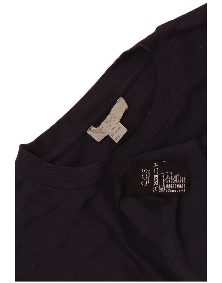 Ανδρικό T-Shirt Cos Top Large Navy Blue από βαμβάκι