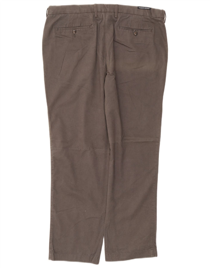 Marks & Spencer Ανδρικό Παντελόνι Chino Straight Blue Harbour W40 L31 Γκρι