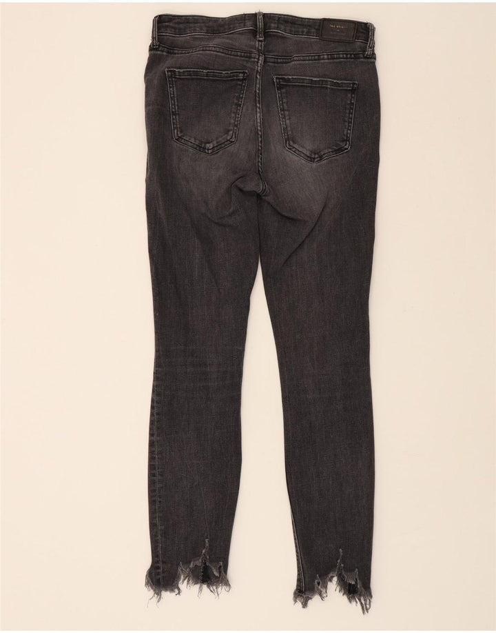 ZARA Womens Distressed Skinny Jeans EU 40 Medium W30 L27 Black Vintage Zara and Second-Hand Zara from Messina Hembry 