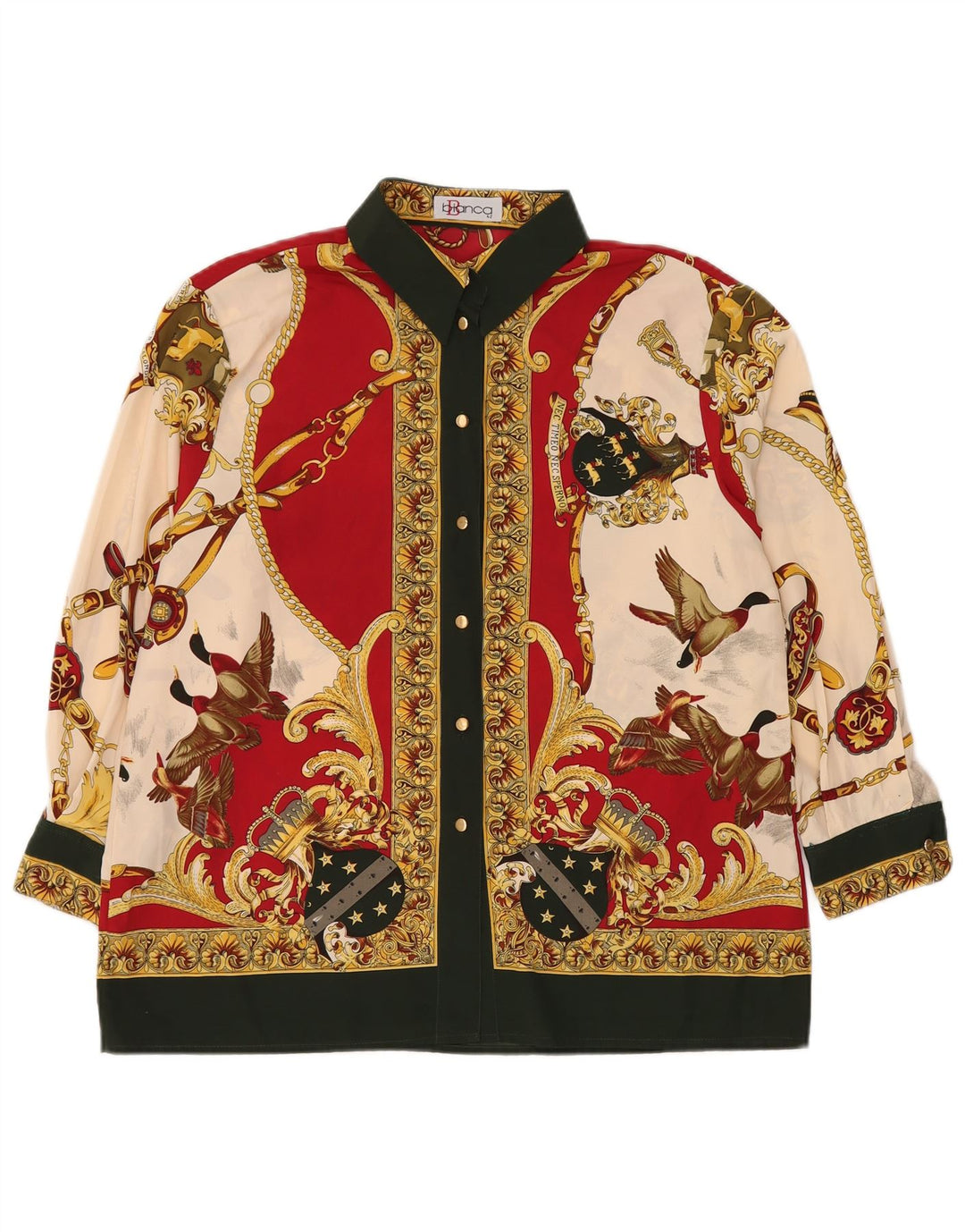 Γυναικείο γραφικό πουκάμισο μπλούζα BIANCA EU 42 Μεγάλη Πολύχρωμη