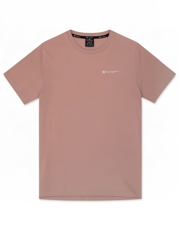 Ανδρικό T-Shirt Champion Top Μεσαίο Ροζ Βαμβακερό