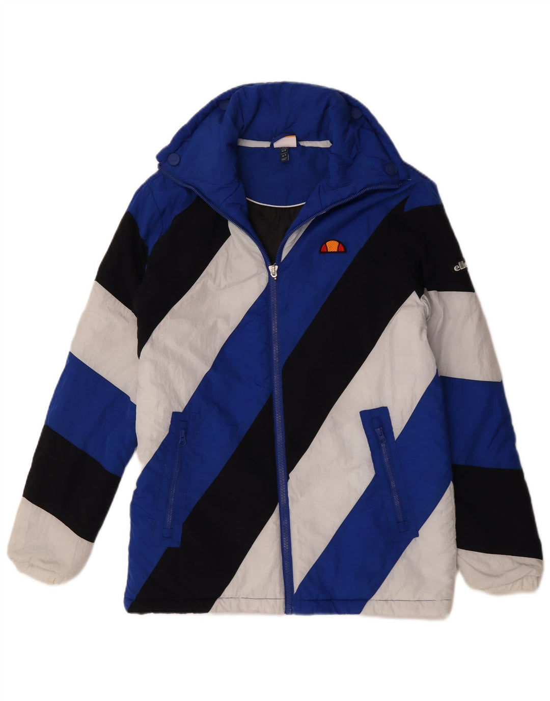 Ανδρικό μπουφάν Ellesse Windbreaker UK 36 Small Blue Colourblock Polyamide