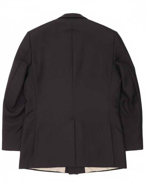 Ανδρικό σακάκι σακάκι με διπλό στήθος Aquascutum UK 42 XL Navy Blue Wool