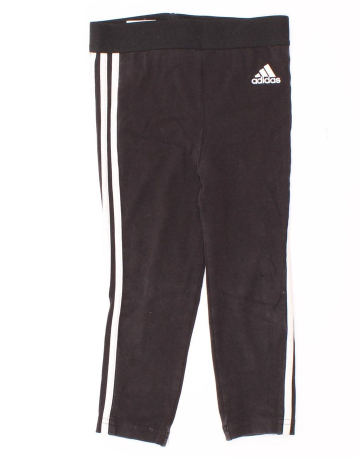 Κοριτσίστικο κολάν Adidas 2-3 ετών μαύρο βαμβακερό