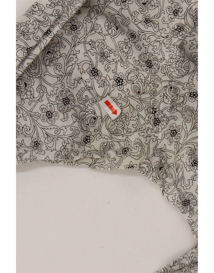 Ανδρικό πουκάμισο TED BAKER Μέγεθος 3 Μεσαίο Λευκό φλοράλ βαμβακερό