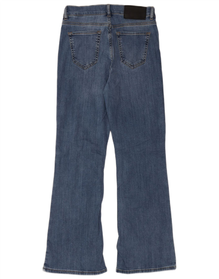 Marks & Spencer Γυναικείο Αυτόγραφο Flared Jeans UK 10 Small W26 L30 Blue