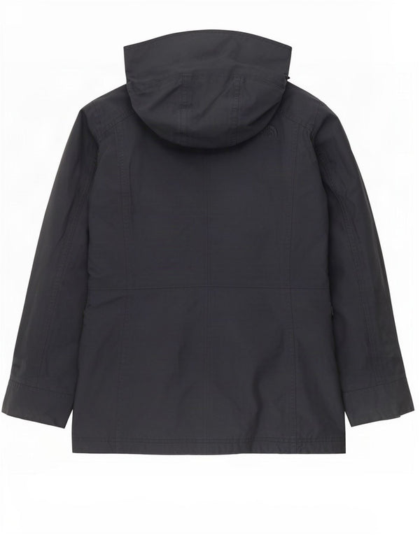 The North Face γυναικείο μπουφάν Parka με κουκούλα UK 10 Small Navy Blue Cotton