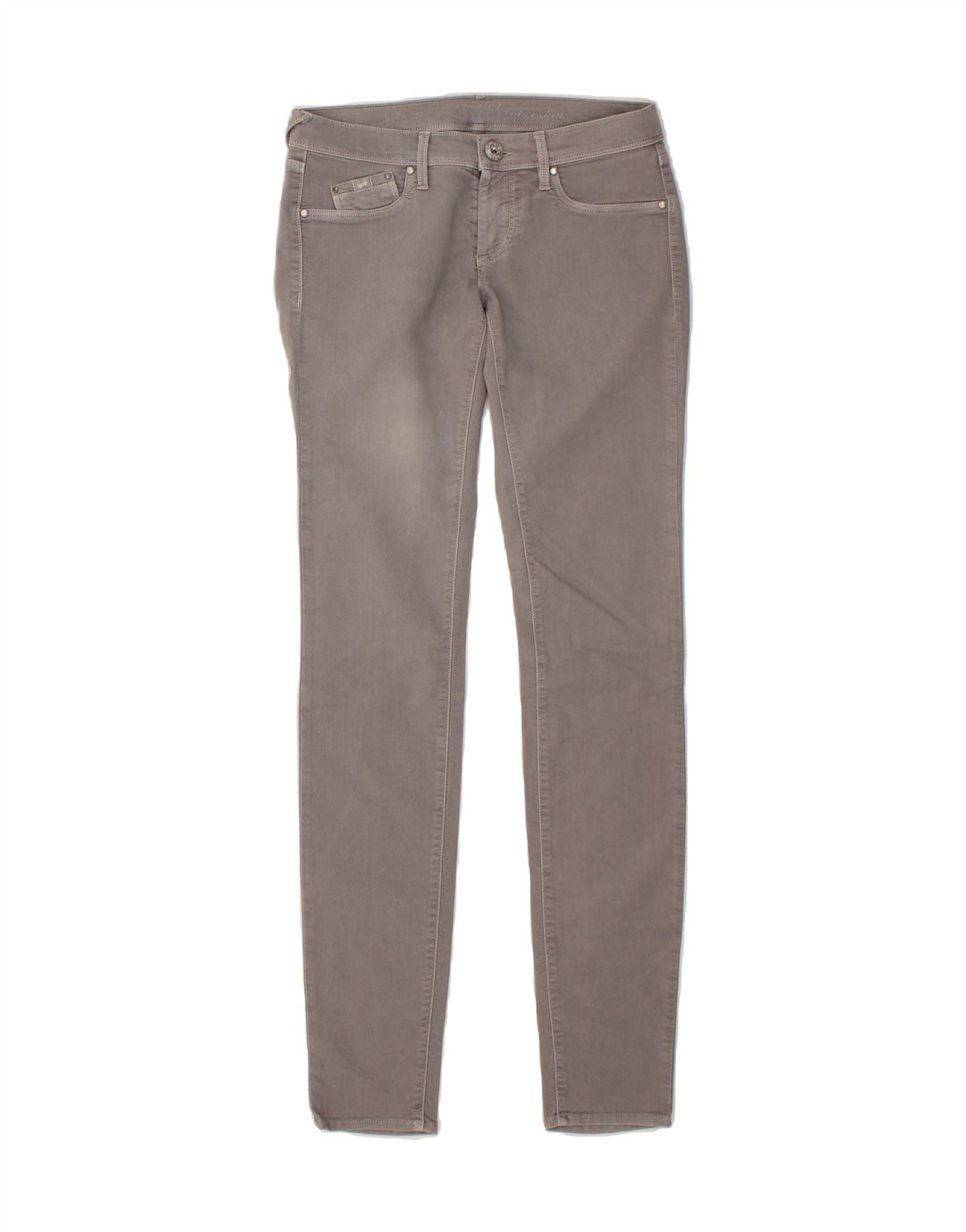 GAS Womens Slim Jeans W27 L32 Grey Cotton Vintage Gas and Second-Hand Gas from Messina Hembry 