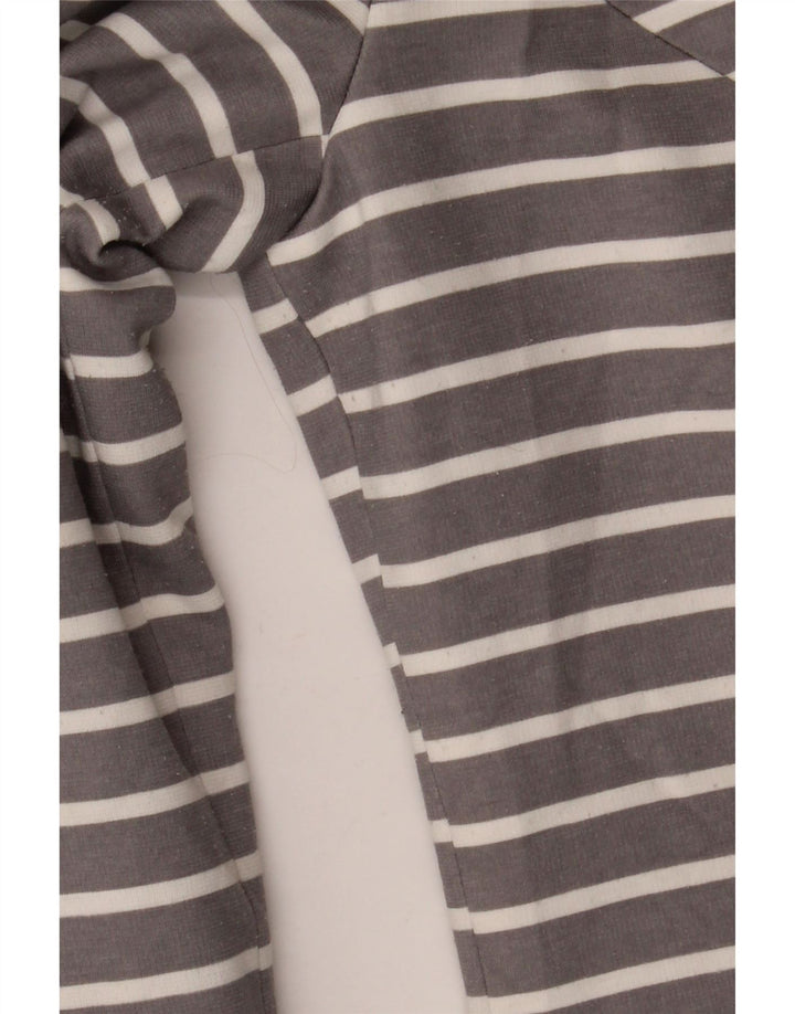 Oasis Γυναικείο Open Blazer Jacket UK 8 Small Grey ριγέ πολυεστέρας