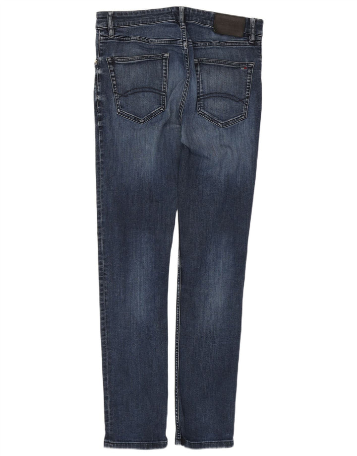 TOMMY HILFIGER Ανδρικό Slim Jeans W30 L32 Μπλε Βαμβακερό