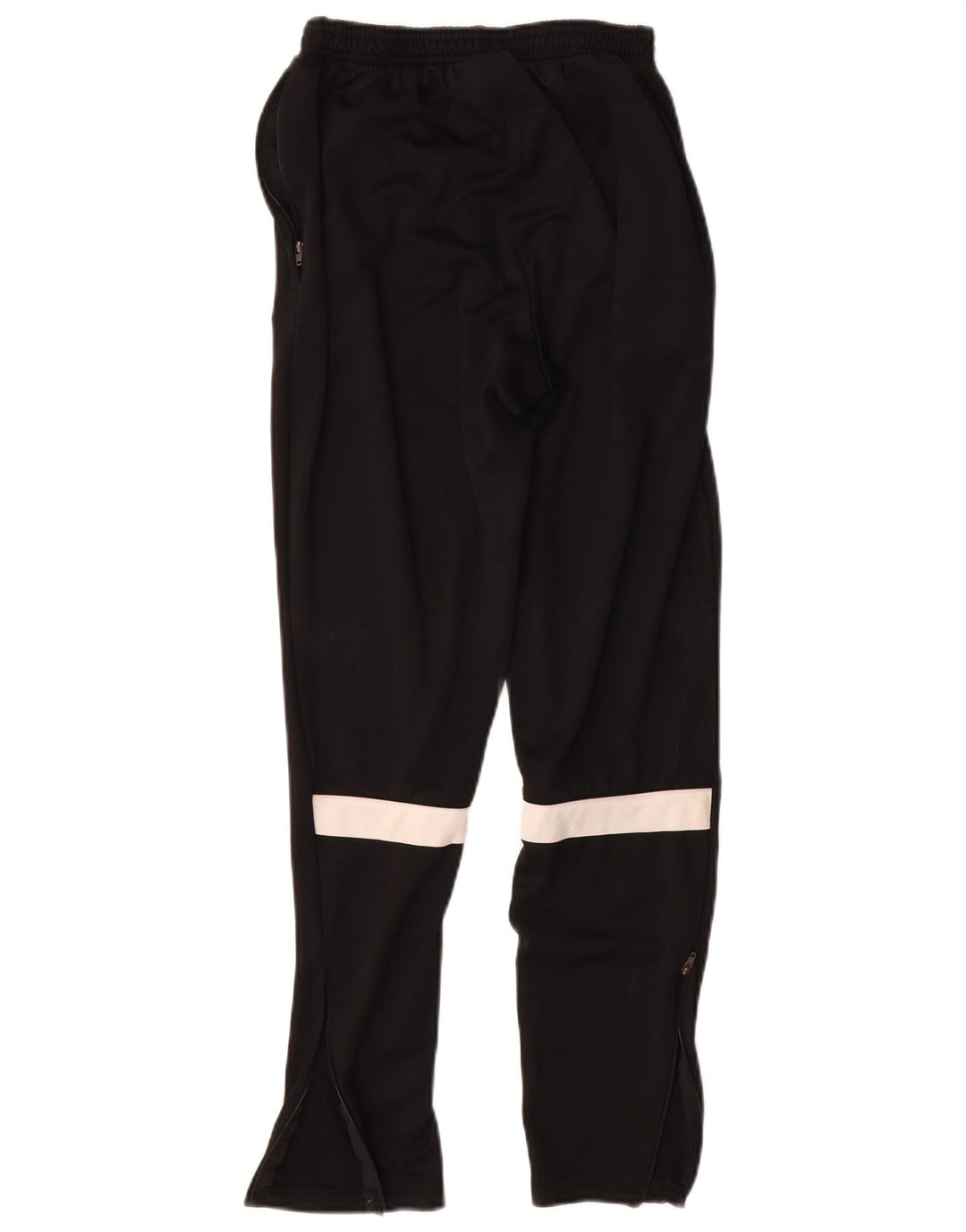 NIKE Womens Tracksuit Trousers UK 10 Small  Black Colourblock Polyester