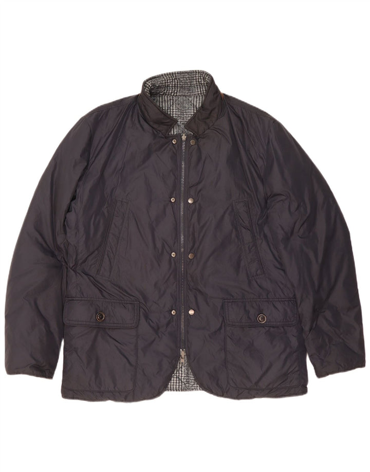 Ανδρικό μπουφάν με επένδυση Henry Cottons UK 42 XL Navy Blue