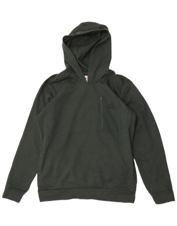 Adidas Ανδρικό Hoodie Jumper Large Green