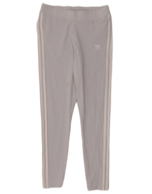 Γυναικείο κολάν ADIDAS UK 16 μεγάλο μπλε βαμβακερό