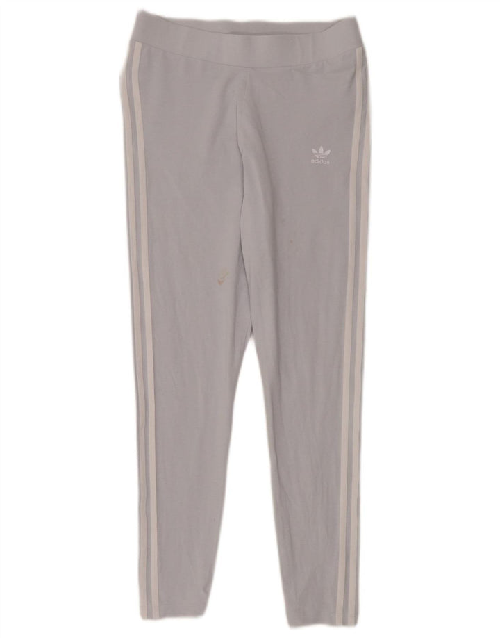 Γυναικείο κολάν ADIDAS UK 16 μεγάλο μπλε βαμβακερό