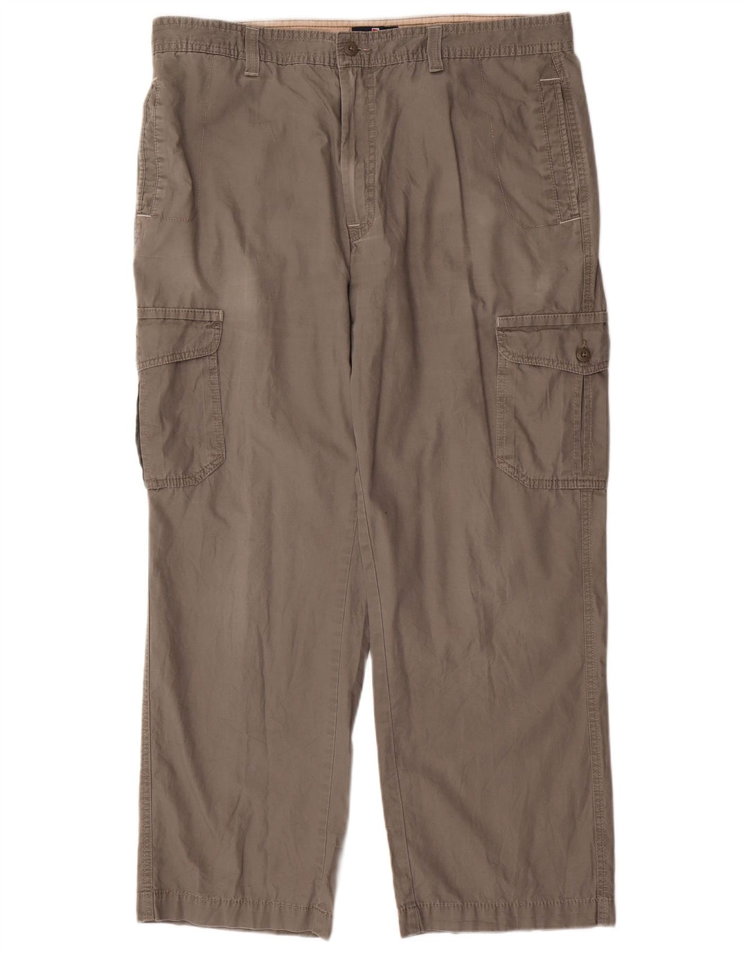 Marks & Spencer Ανδρικό Παντελόνι Μπλε Harbour Straight Cargo W38 L31 Γκρι