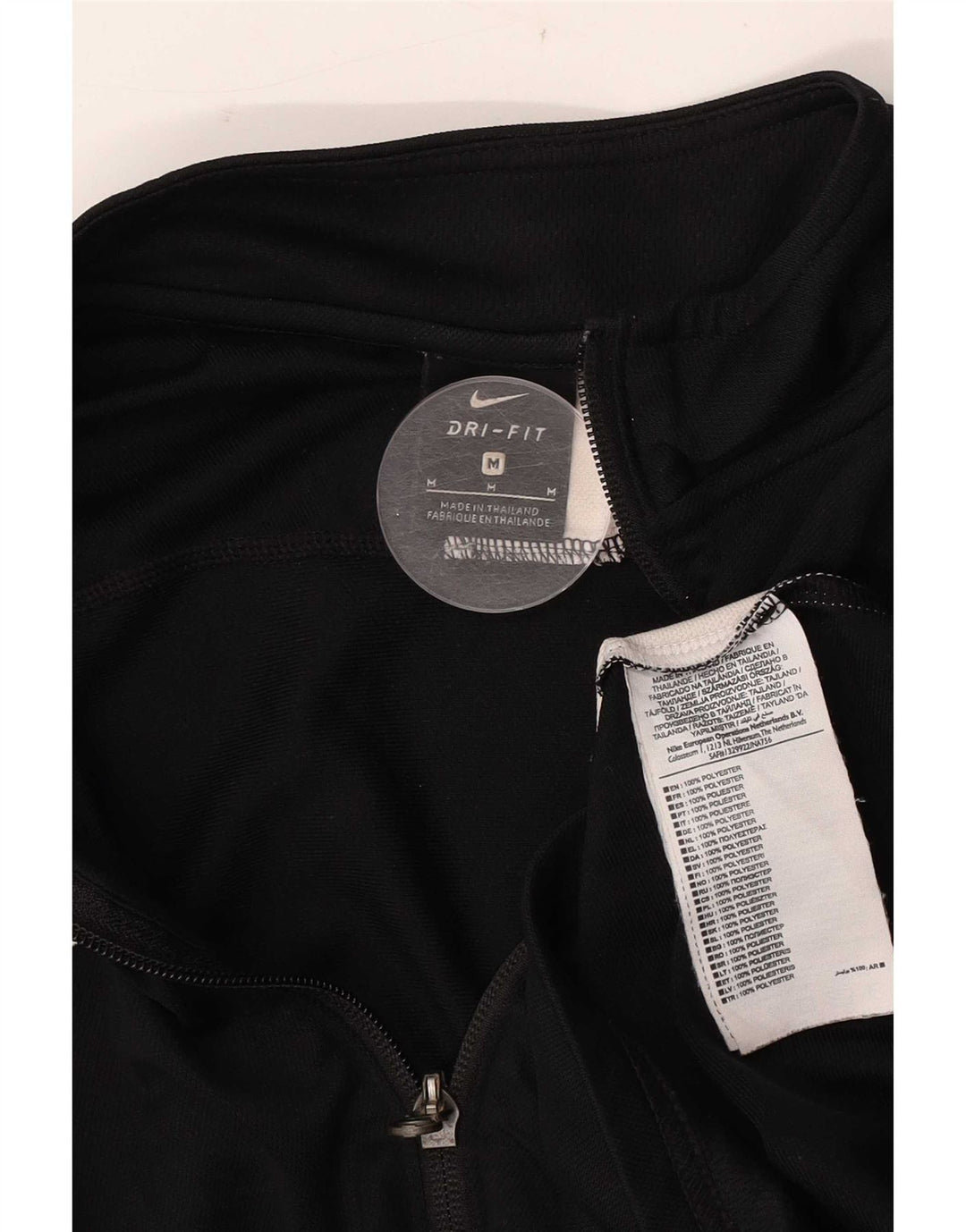 Ανδρική φόρμα Nike Dri Fit Μπουφάν μεσαίου μαύρου χρώματος πολυεστέρας