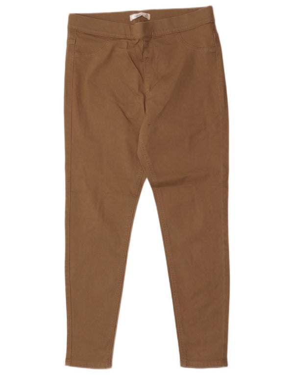 Marks & Spencer Γυναικείο Jegging Casual Παντελόνι UK 12 Medium W30 L26 Beige