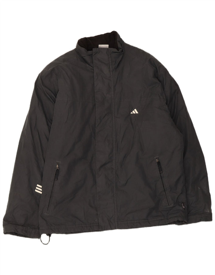Ανδρικό πουκάμισο Adidas Polo UK 38 Medium Grey Polyamide