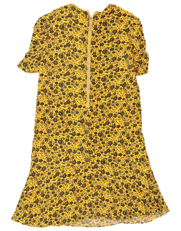 Γυναικείο φόρεμα Whistle A-Line UK 8 Small Yellow Floral
