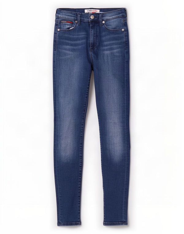 Tommy Hilfiger Γυναικείο Skinny Jeans W24 L30 Blue Cotton